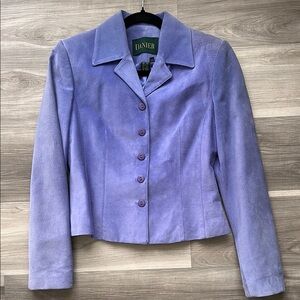 Danier Purple Suede Jacket